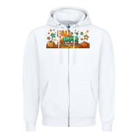 White fall is my favorite color libbey glass Zipper Hoodie - BundleAndBundleShop
