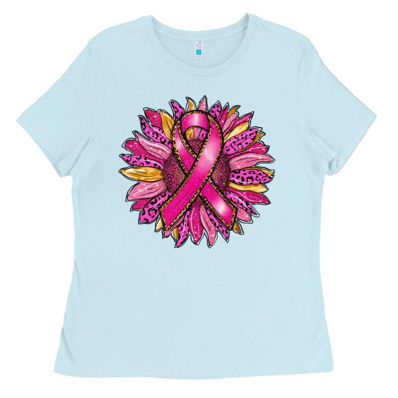 Breast Cancer Sunflower Ladies Tee by RanaPortraitStore | Teevron