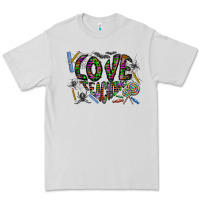 Dove Grey i love teaching Premium Tee - CowhideDigitalArt