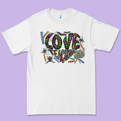 I Love Teaching Premium Tee Designed By Cowhidedigitalart
