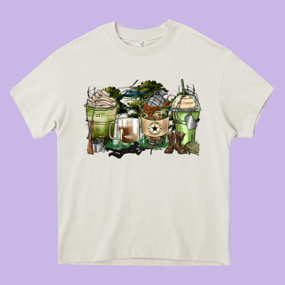 Veteran Coffee Cups Heavy Core Tee Designed By Zillion Design Studio