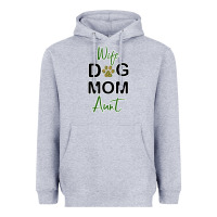 Heather Grey Wife Dog Mom Aunt Heavyweight Hoodie - Bettercallsaul