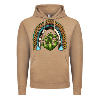 Vintage Coffee cactus rainbow Vintage Hoodie - JahusDesignShop