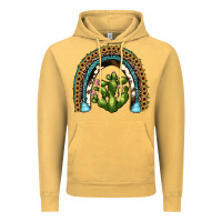 Vintage Mustard cactus rainbow Vintage Hoodie - JahusDesignShop