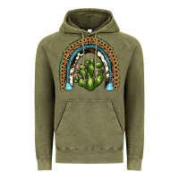 Vintage Olive cactus rainbow Vintage Hoodie - JahusDesignShop