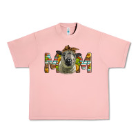 Salmon Western Hampshire Sheep Mom Urban Heavy Tee - LillyAllenDesigns