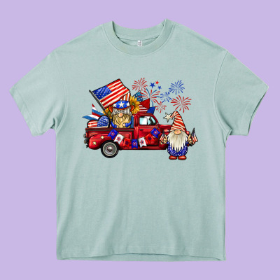 American Gnomies Truck Heavy Core Tee Designed By Barkaloodesign