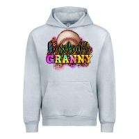 Heather Grey baseball granny Urban Hoodie - OliviaCreatesArt