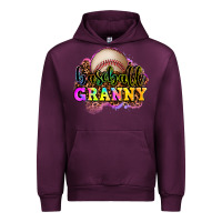 Mauve Wine baseball granny Urban Hoodie - OliviaCreatesArt