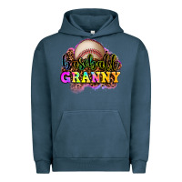 Pigment Midnight Navy baseball granny Urban Hoodie - OliviaCreatesArt