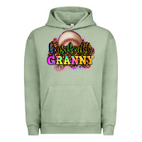 Pigment Oil Green baseball granny Urban Hoodie - OliviaCreatesArt
