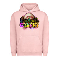 Pigment Salmon baseball granny Urban Hoodie - OliviaCreatesArt