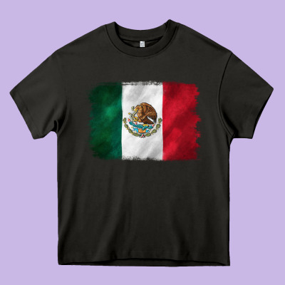 Mexican Flag Heavy Core Tee Designed By Cts Tumbler Store