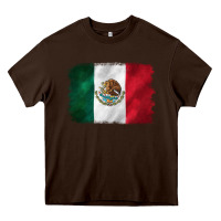 Chocolate Brown mexican flag Heavy Core Tee - CTS Tumbler Store