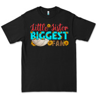 Black little sister biggest fan Premium Tee - HRA Design Shop