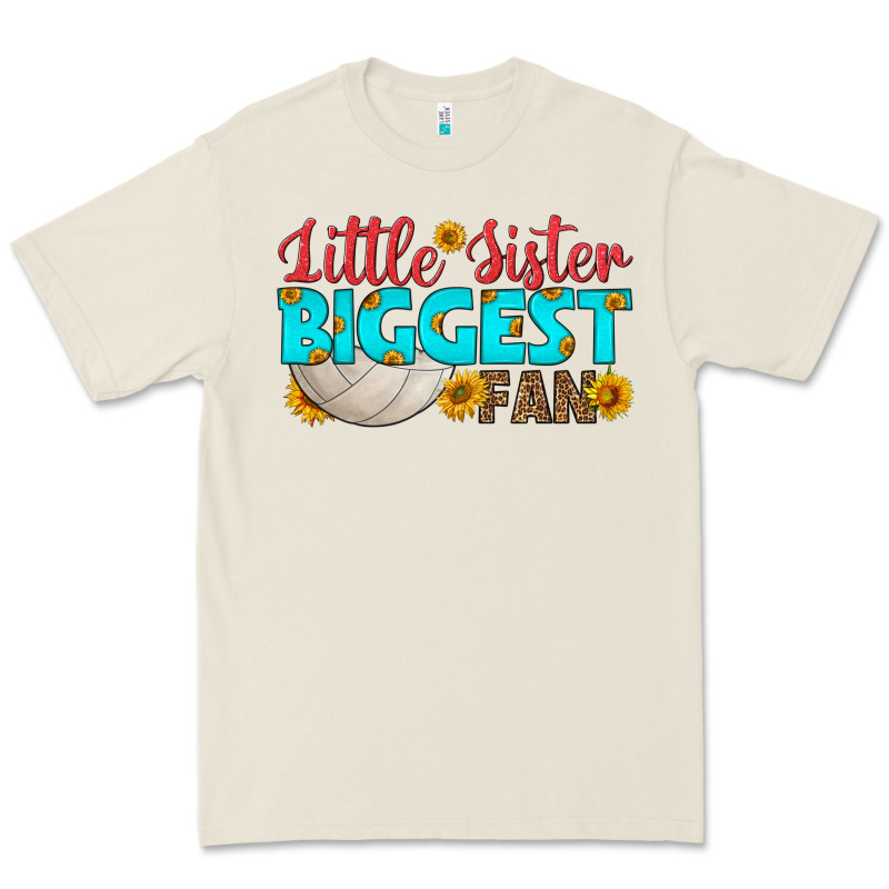 Little Sister Biggest Fan Premium Tee by HRA Design Shop | Teevron