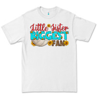 White little sister biggest fan Premium Tee - HRA Design Shop