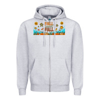 Heather Grey fall sweet fall libbey glass Zipper Hoodie - BundleAndBundleShop