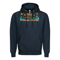 Navy fall sweet fall libbey glass Zipper Hoodie - BundleAndBundleShop