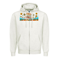 Oatmeal Heather fall sweet fall libbey glass Zipper Hoodie - BundleAndBundleShop