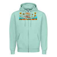 Seafoam fall sweet fall libbey glass Zipper Hoodie - BundleAndBundleShop