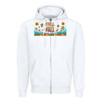 White fall sweet fall libbey glass Zipper Hoodie - BundleAndBundleShop