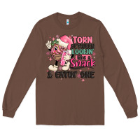 Chestnut torn between lookin' like a snack and eatin' one Long Sleeve Tee - MaliasSmallBusiness