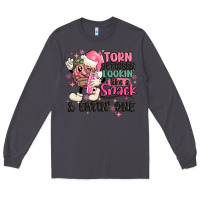 Smoke torn between lookin' like a snack and eatin' one Long Sleeve Tee - MaliasSmallBusiness