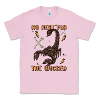 Bubblegum Pink no rest for the wicked Classic Tee - MaliasSmallBusiness