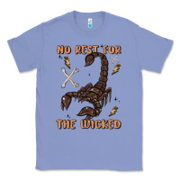 Colony Blue no rest for the wicked Classic Tee - MaliasSmallBusiness