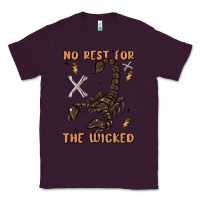 Plum no rest for the wicked Classic Tee - MaliasSmallBusiness