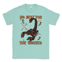 Seafoam no rest for the wicked Classic Tee - MaliasSmallBusiness
