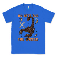 True Royal no rest for the wicked Classic Tee - MaliasSmallBusiness
