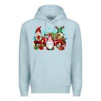 Blue Mist christmas gnome truck Premium Hoodie - texasbilliewilder