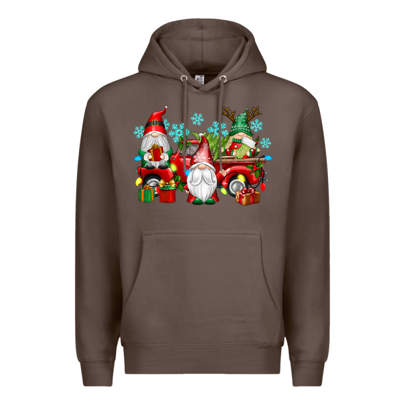 Christmas Gnome Truck Premium Hoodie by texasbilliewilder | Teevron