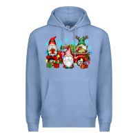 Colony Blue christmas gnome truck Premium Hoodie - texasbilliewilder