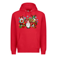 Red christmas gnome truck Premium Hoodie - texasbilliewilder