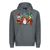 Rock christmas gnome truck Premium Hoodie - texasbilliewilder