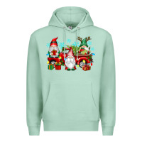 Seafoam christmas gnome truck Premium Hoodie - texasbilliewilder