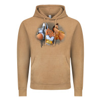 Vintage Camel Sneaker and heel afro woman Vintage Hoodie - RanaPortraitStore