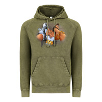 Vintage Olive Sneaker and heel afro woman Vintage Hoodie - RanaPortraitStore