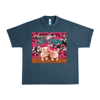 Midnight Navy be mine valentine's day pigs Urban Heavy Tee - Jasminsmagicworld