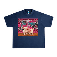 Navy be mine valentine's day pigs Urban Heavy Tee - Jasminsmagicworld