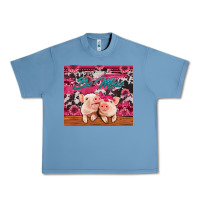 Pebble Blue be mine valentine's day pigs Urban Heavy Tee - Jasminsmagicworld