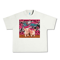 Pistachio be mine valentine's day pigs Urban Heavy Tee - Jasminsmagicworld