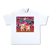 White be mine valentine's day pigs Urban Heavy Tee - Jasminsmagicworld