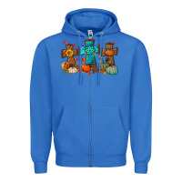 True Royal fall tree cross Zipper Hoodie - BundleAndBundleShop