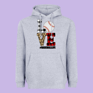 Love, Baseball Heavyweight Hoodie Designed By Bettercallsaul