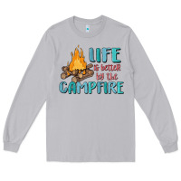 Moon Dust life is better by the campfire Long Sleeve Tee - MaliasSmallBusiness