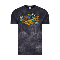 Cloud Black western faith arrow sunflowers Vintage Tee - BarkalooDesign